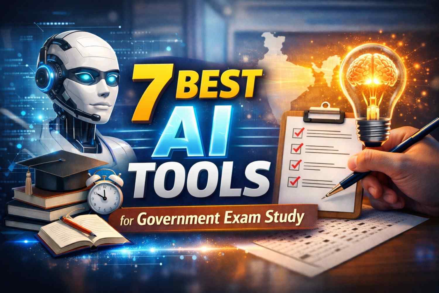 7 Best AI Tools for Government Exam Study