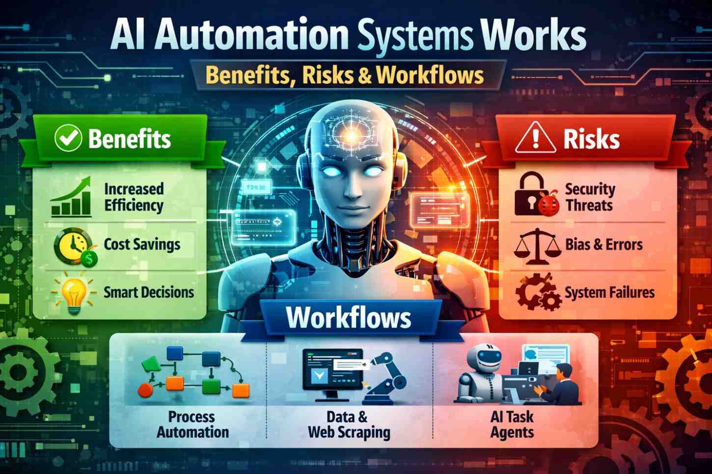 AI Automation Systems Works: 7 Smart Benefits and Hidden Risks Explained