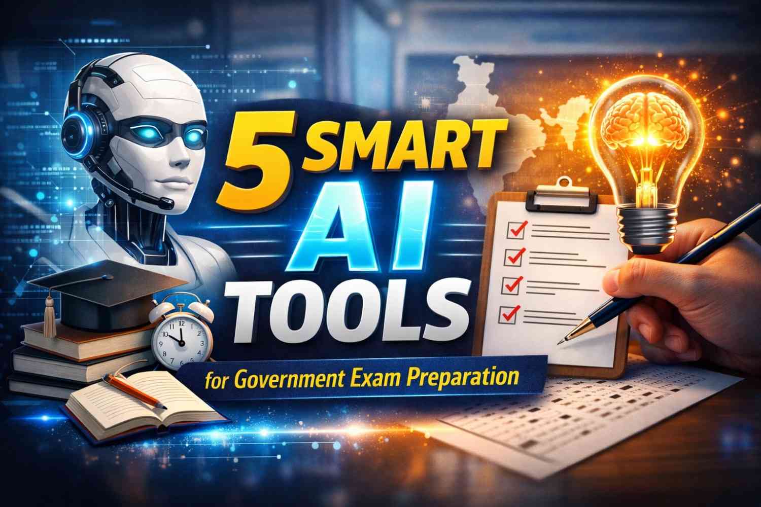 5 Smart AI Tools for Government Exam Preparation That Save Time