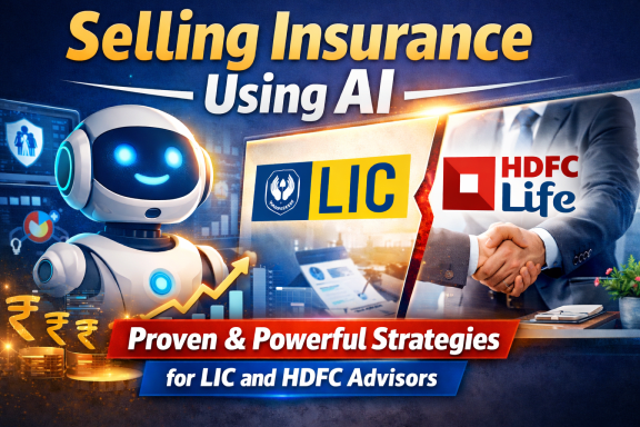 Selling Insurance Using AI Proven & Powerful Strategies for LIC and HDFC Advisors