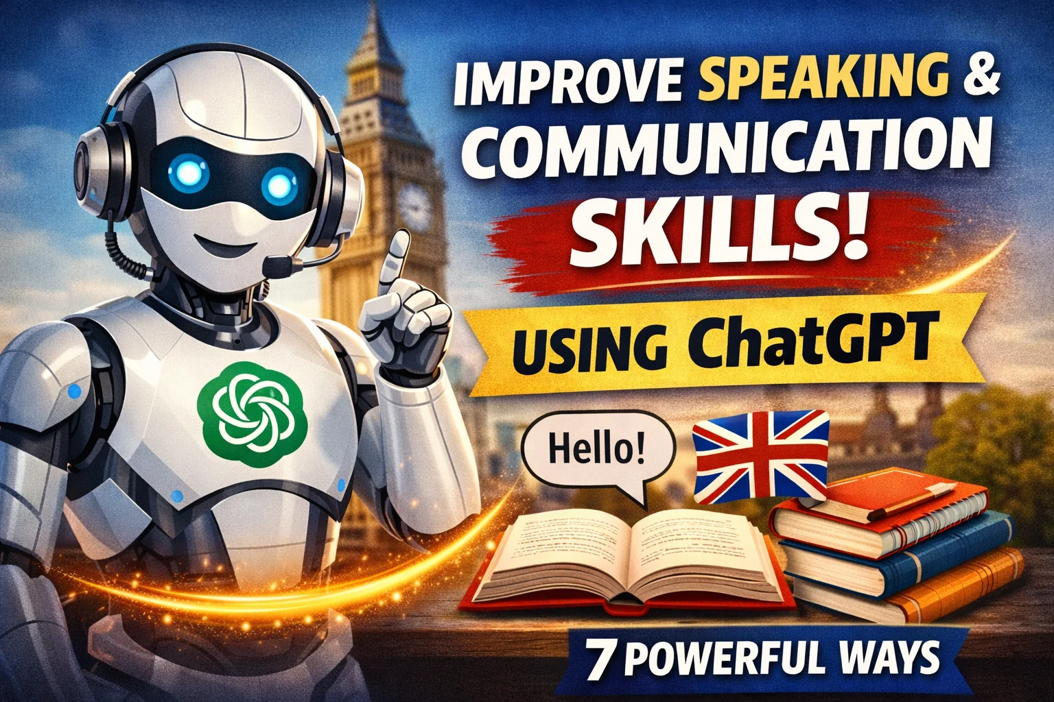 Improve speaking and communication skills using ChatGPT