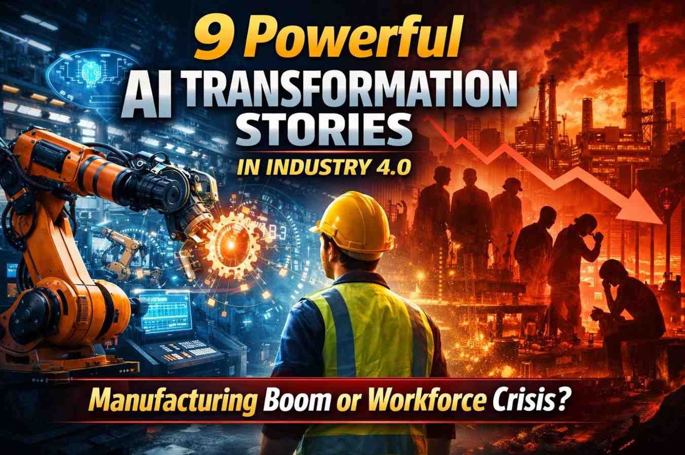 9 Powerful AI in Industry 4.0 — Manufacturing Boom or Workforce Crisis?