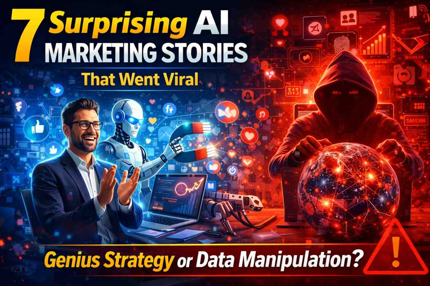 7 Surprising AI Marketing Case Studies That Went Viral — Genius Strategy or Data Manipulation?
